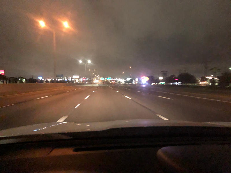 So many lanes so little traffic... maybe I should commute at 3:30 AM more often!